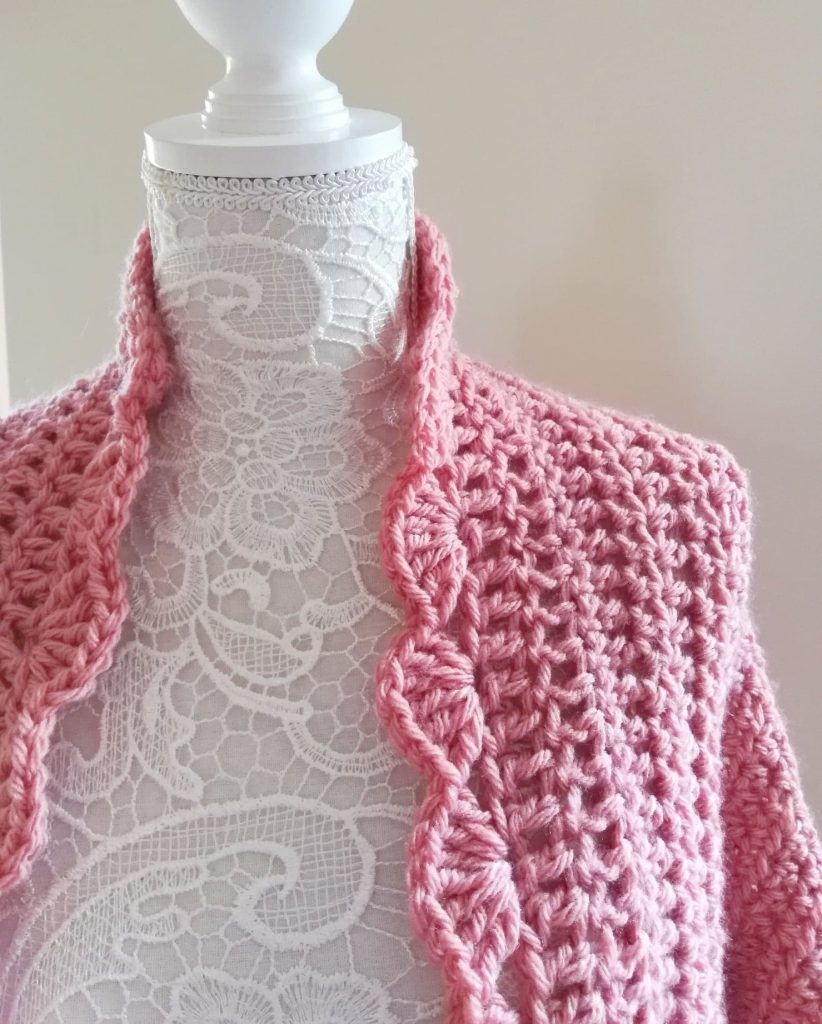 Crochet The Beautiful Rose Cardigan