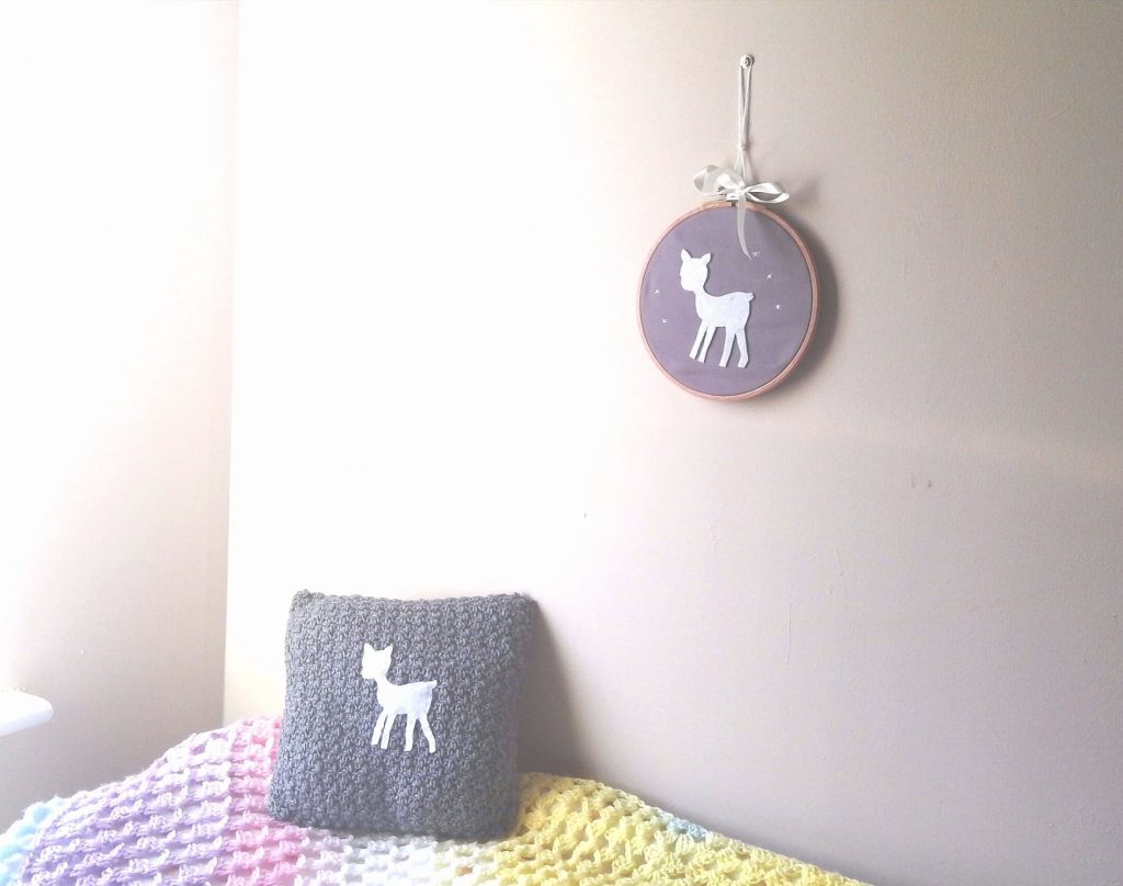 Crochet Nursery Cushion Tutorial