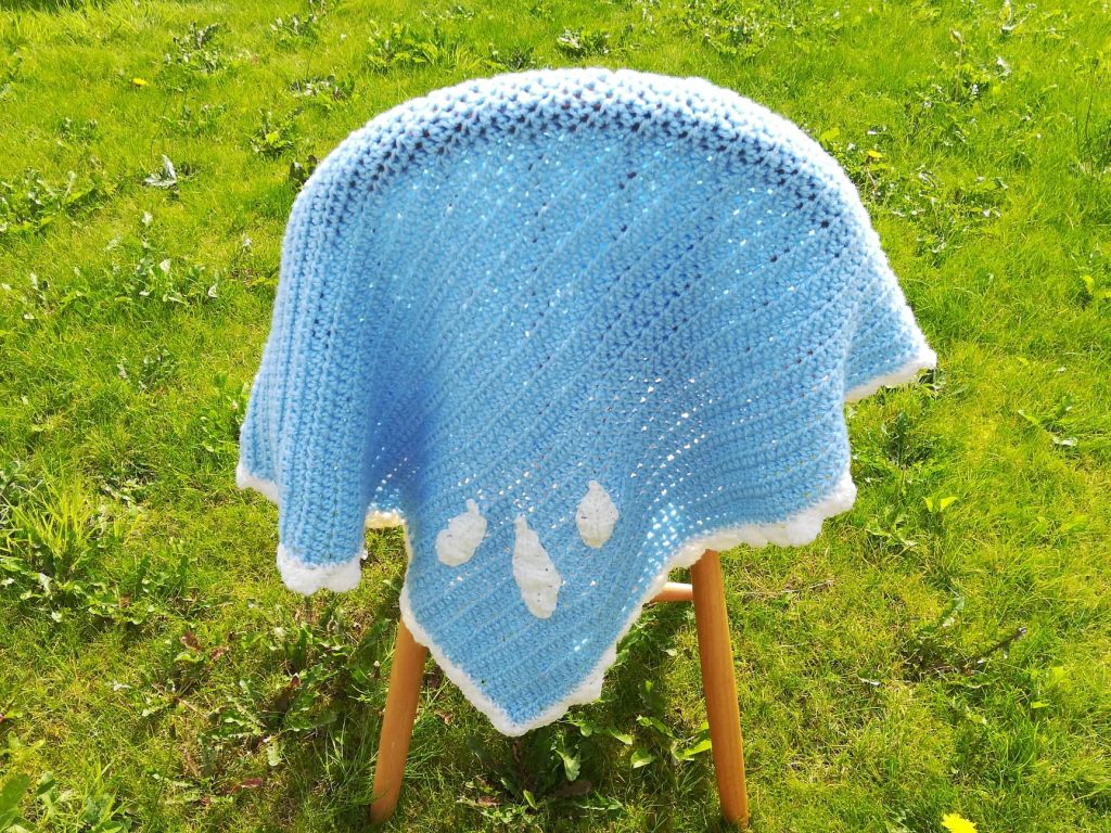 Crochet Angels Love Baby Blanket