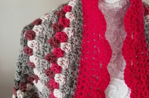Crochet The Red Velvet Cardigan