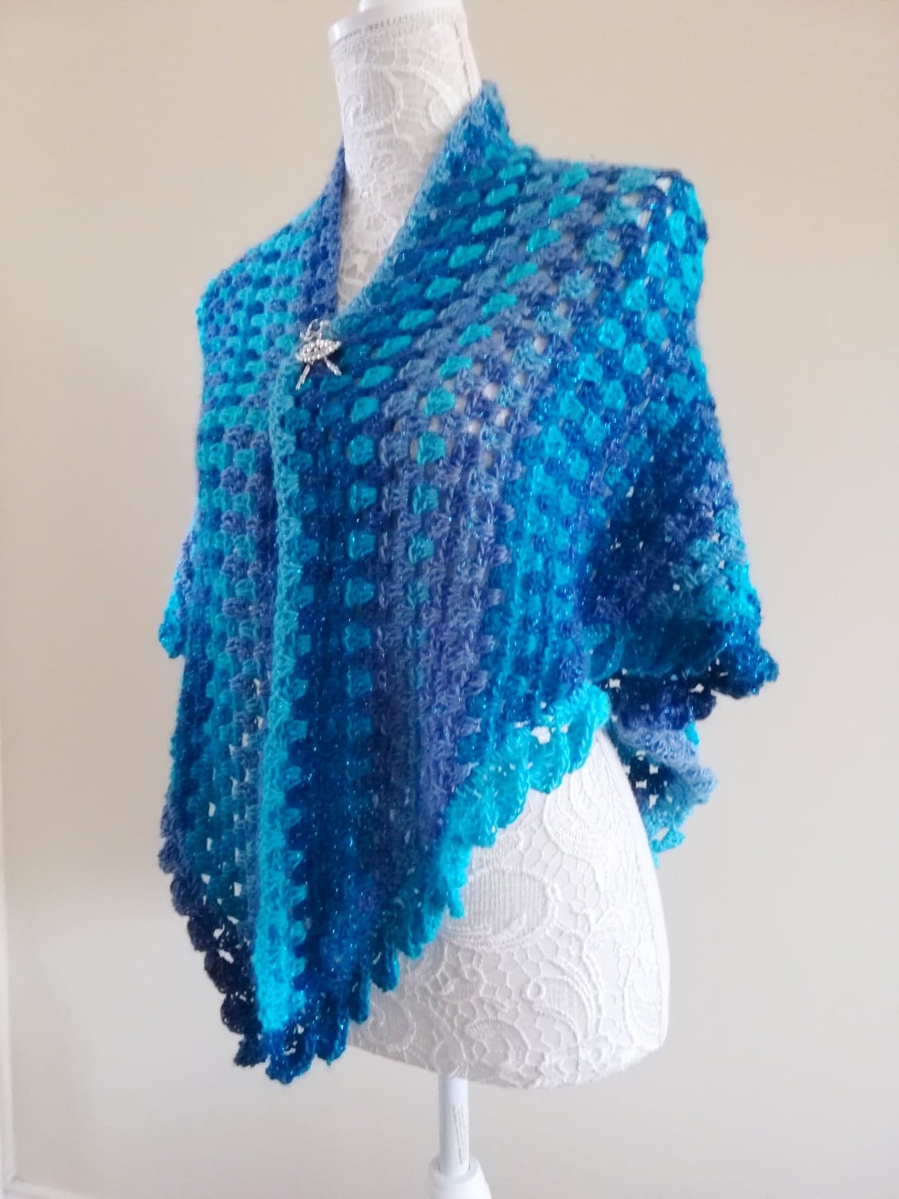 Crochet The Mermaid Shawl