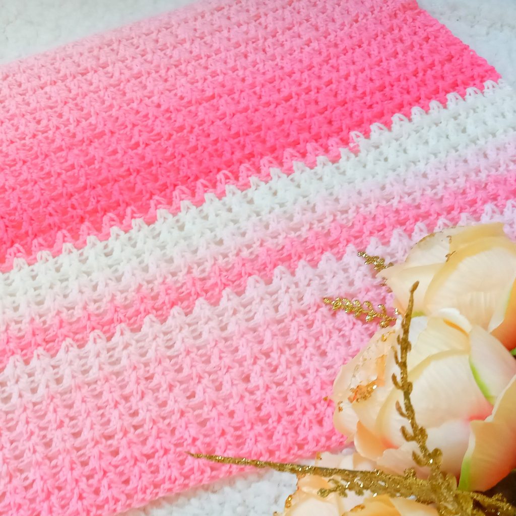 Crochet Cherry Blossom wrap