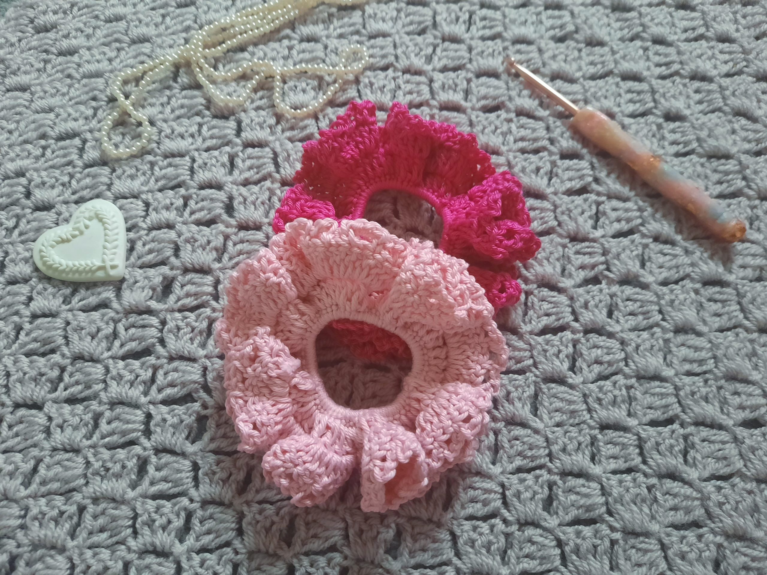 Crochet Easy Cotton Scrunchie
