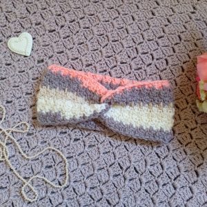 Crochet Pink Ballerina Headband Pattern