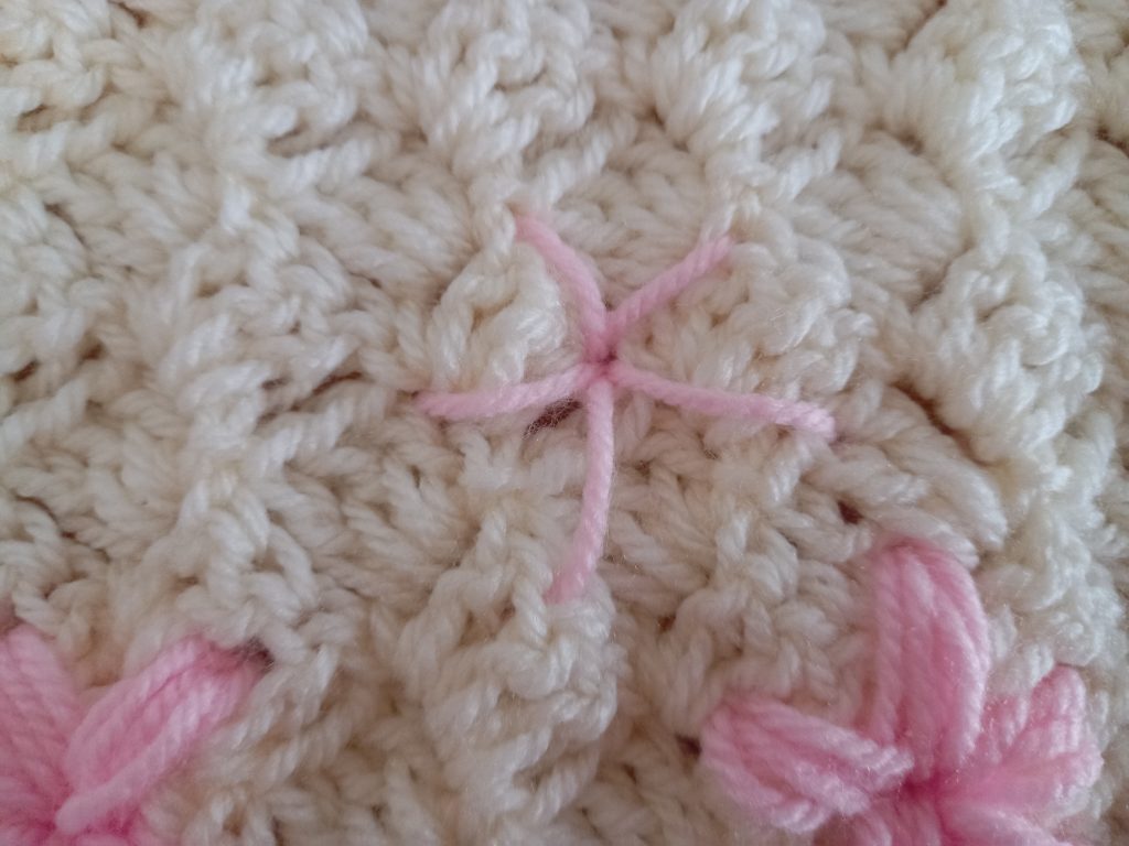 Embroider Over Crochet or Knitting