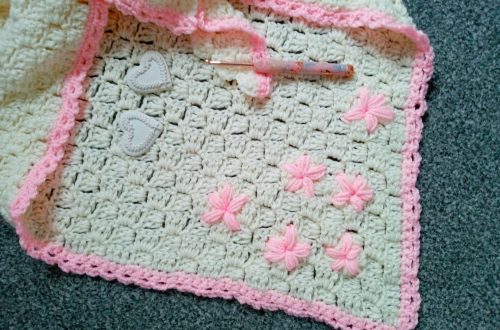 Crochet Bohemian Rose Shawl Pattern