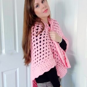 Crochet The Delicate Rose Shawl Free Pattern