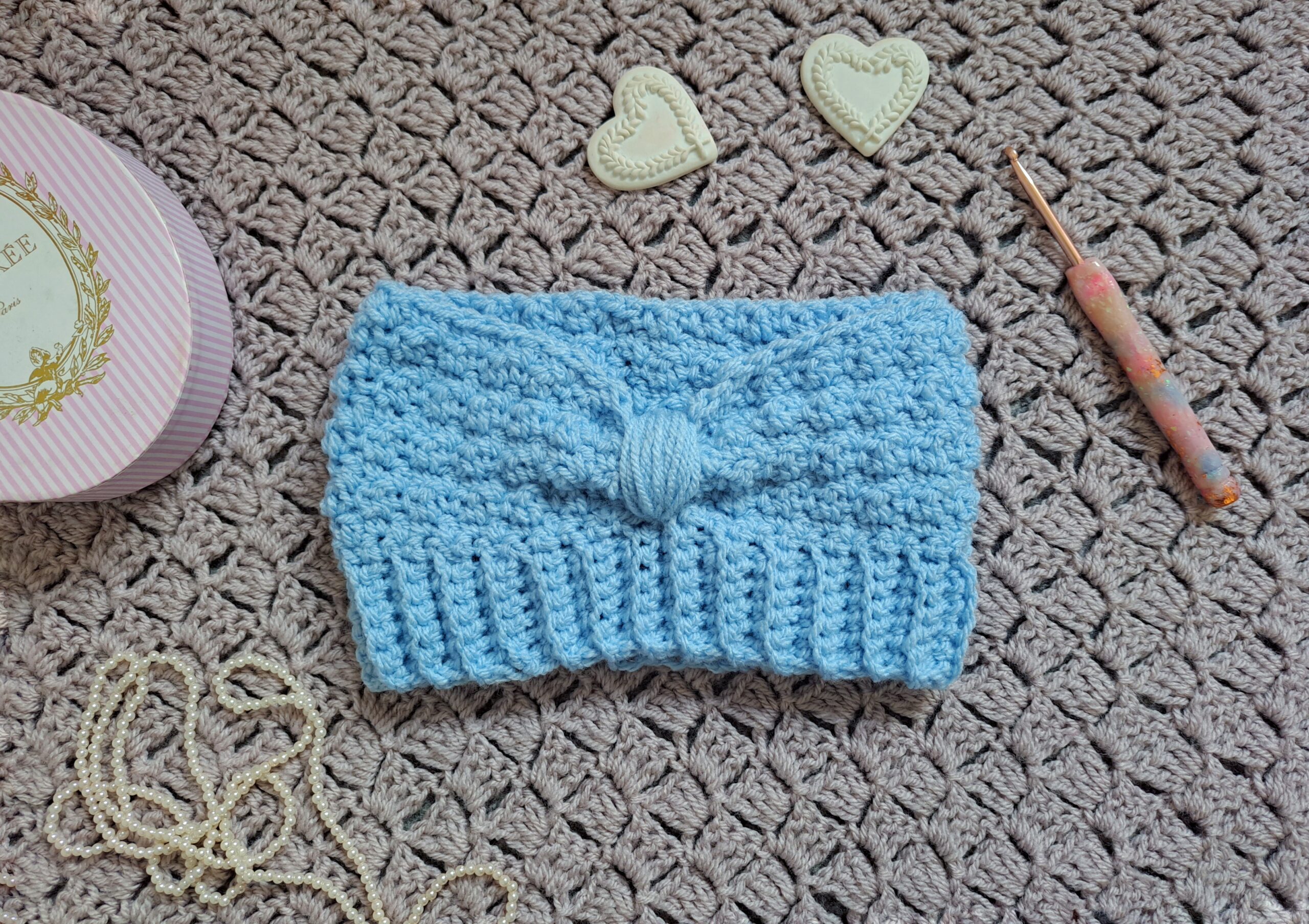 Crochet Easy Winter Headband Free Pattern