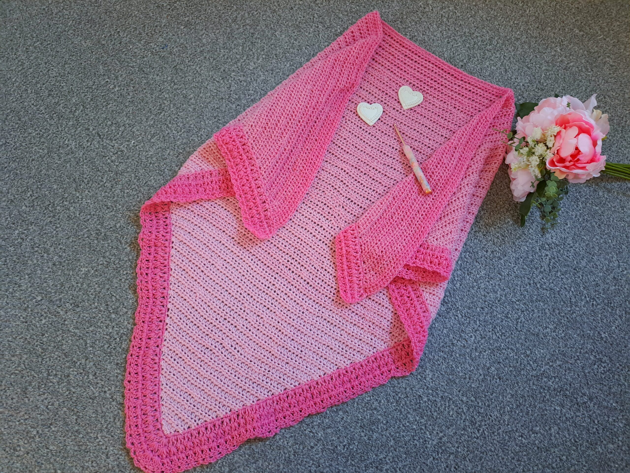 Crochet The Rose Petal Shawl Free Pattern