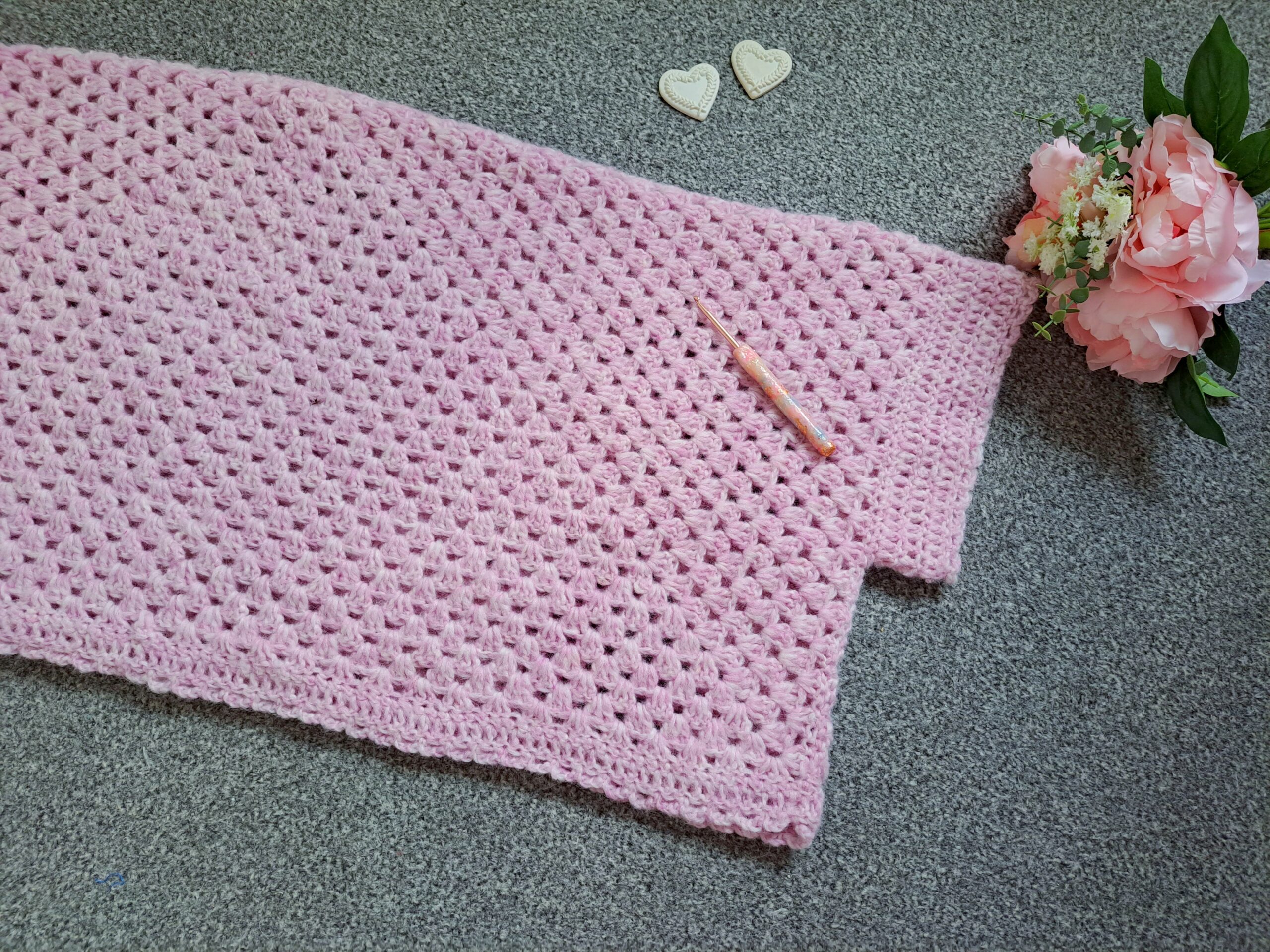 Crochet Gentle Rose Cocoon Cardigan Free Pattern