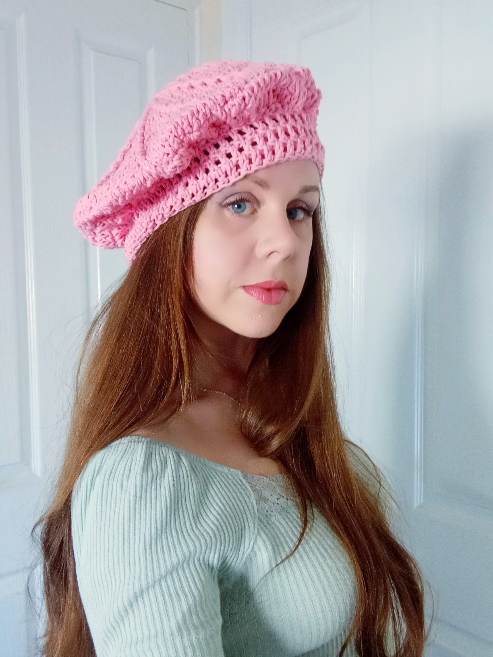 Crochet Textured French Beret Free Pattern