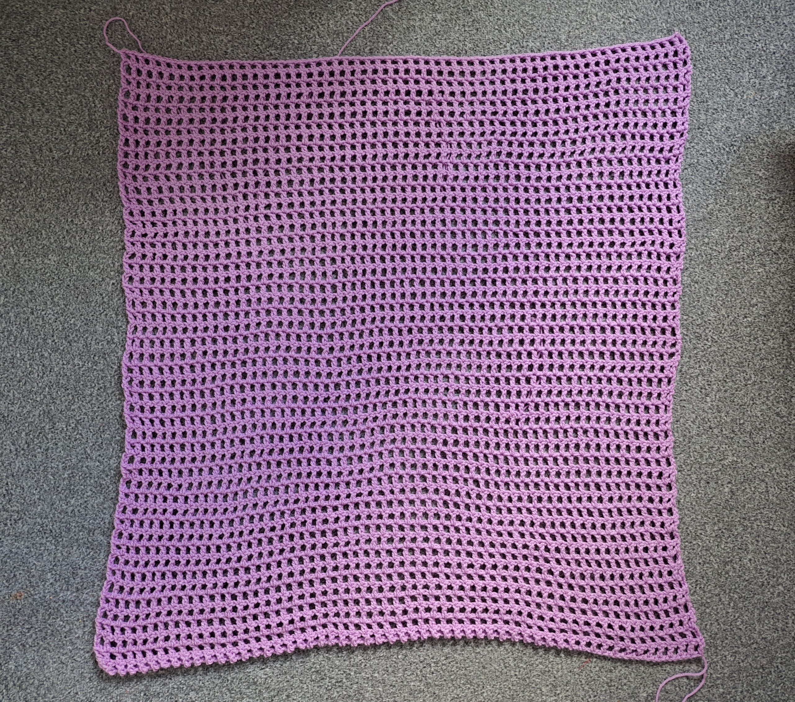 Crochet Lavender Cocoon Cardigan Free Pattern