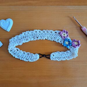 Crochet Headband With Flowers Free Pattern