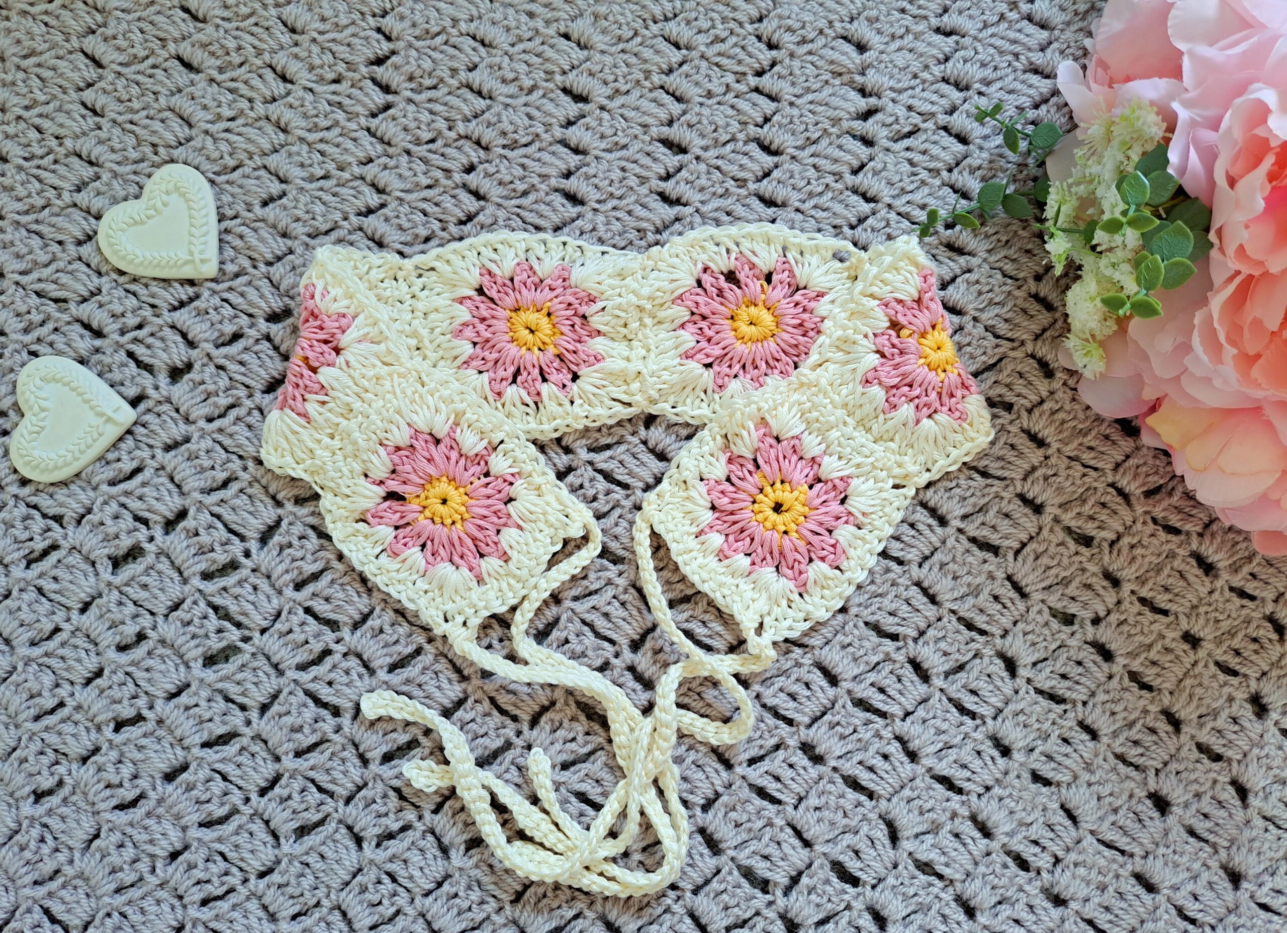 Crochet Lovely Flower Headband Free Pattern