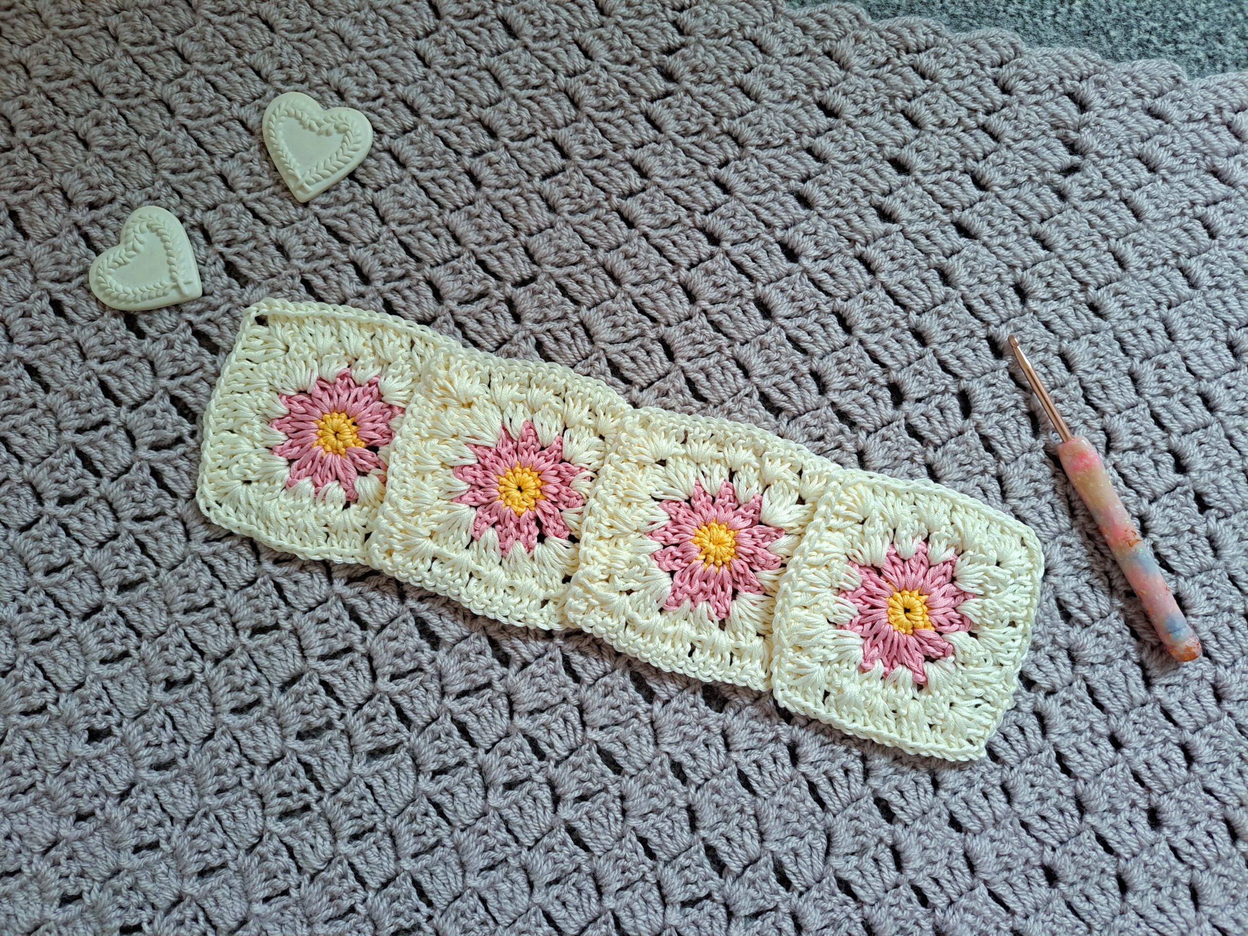 Crochet Flower Granny Square Free Pattern