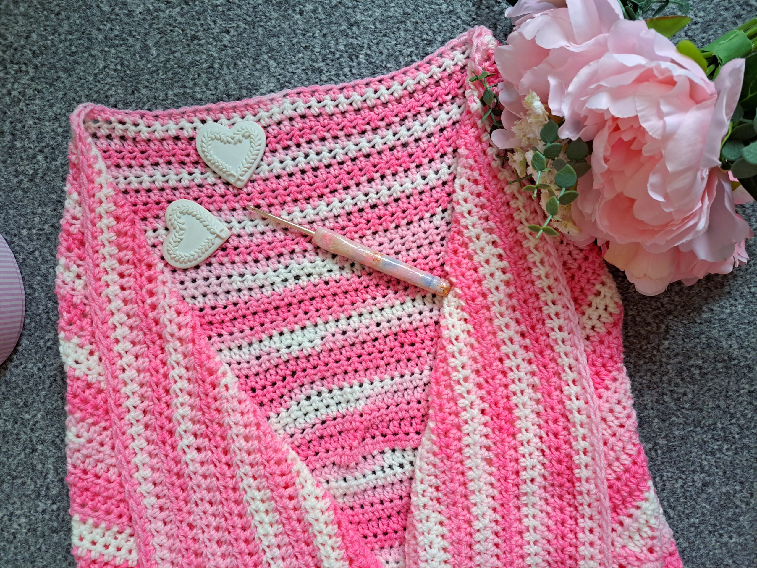 Crochet Romantic Prayer Shawl Free Pattern