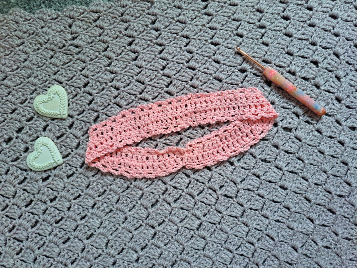 Crochet No Sew Dainty Headband Free Pattern