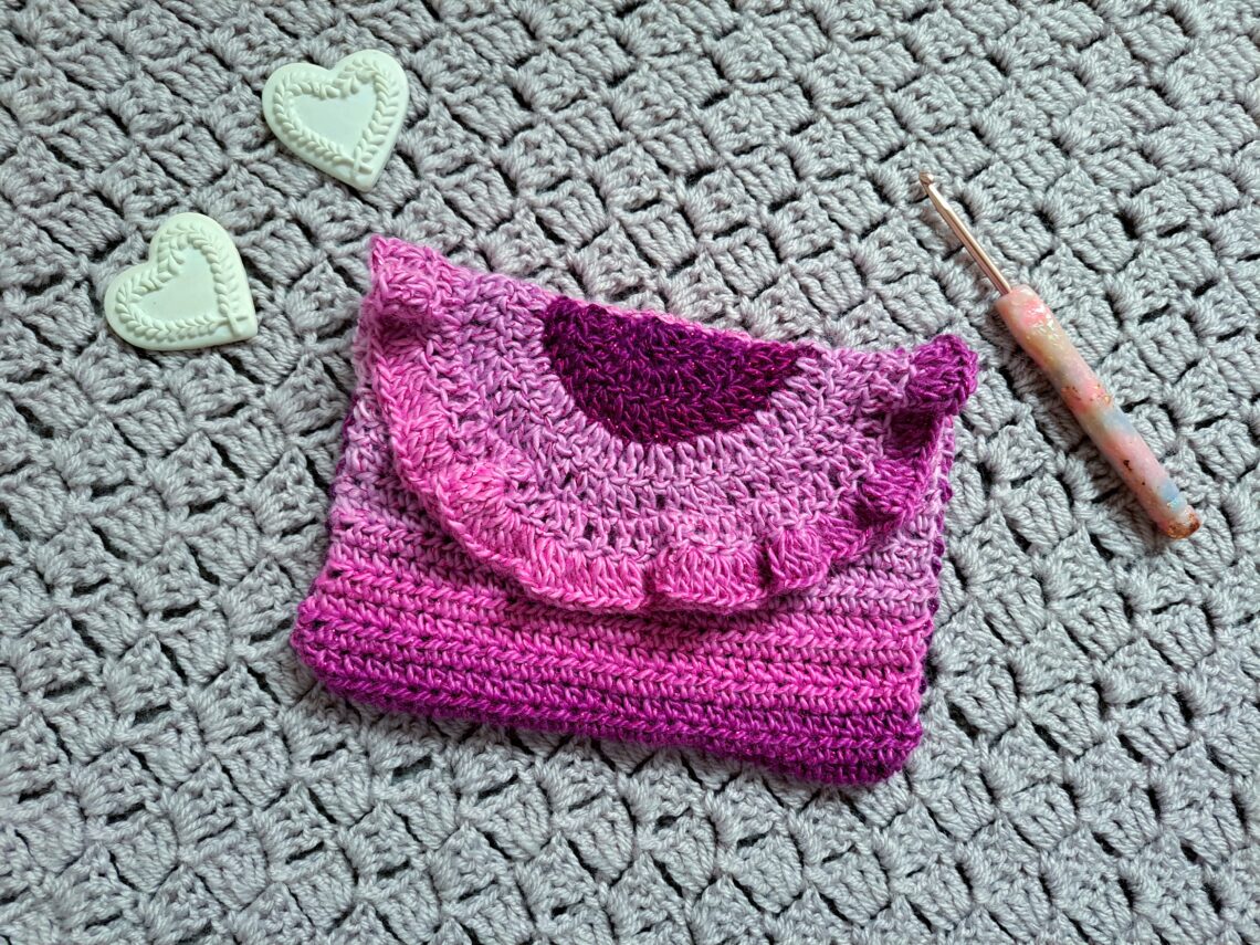 Top crochet purse patterns - Gathered