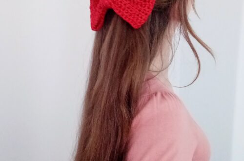 Crochet Christmas French Bow Free Pattern