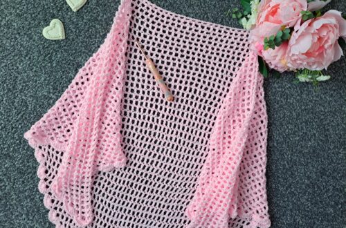 Crochet Rose Whisper Shawl Free Pattern