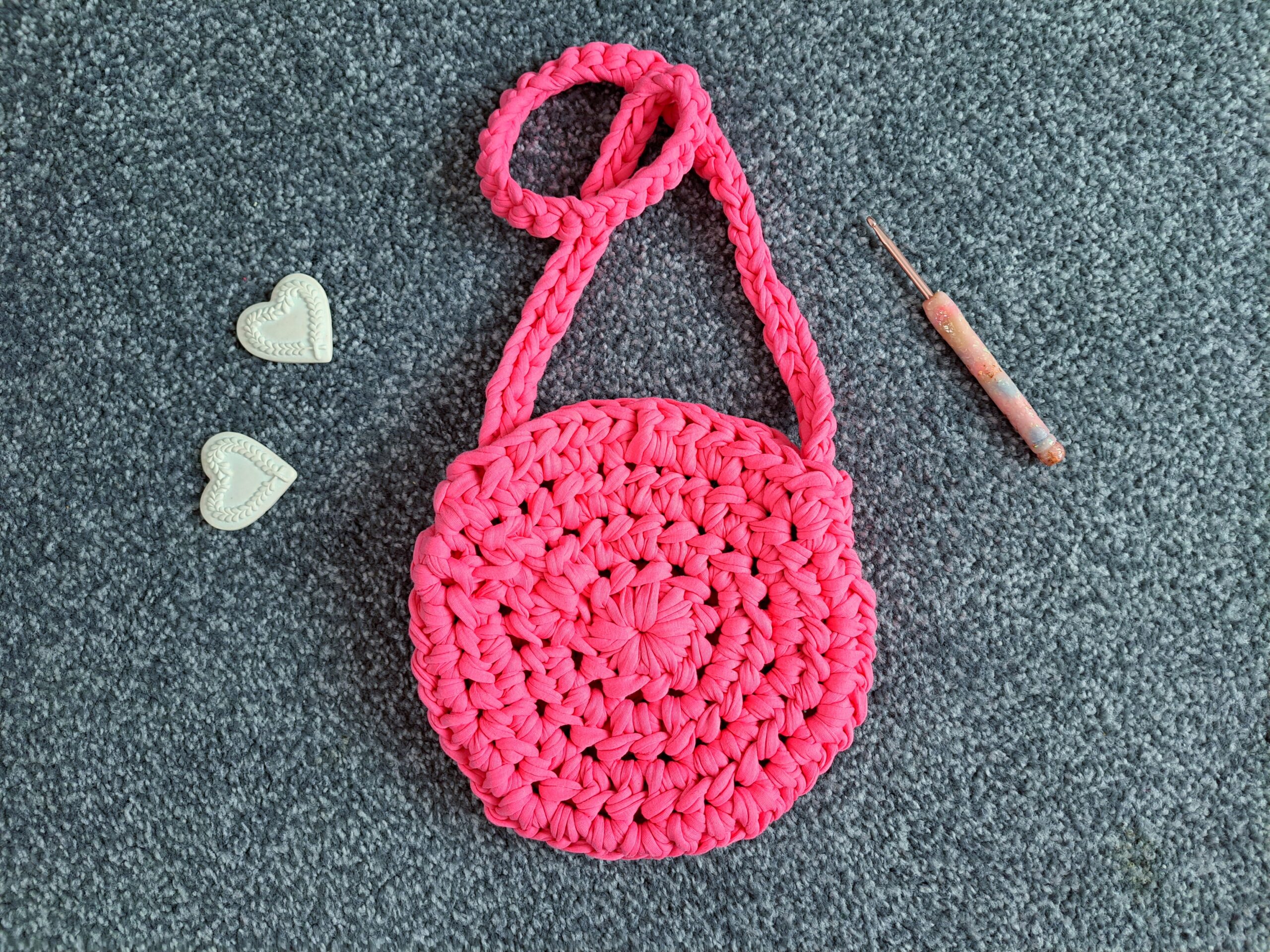 Crochet Round Boho Bag Free Pattern