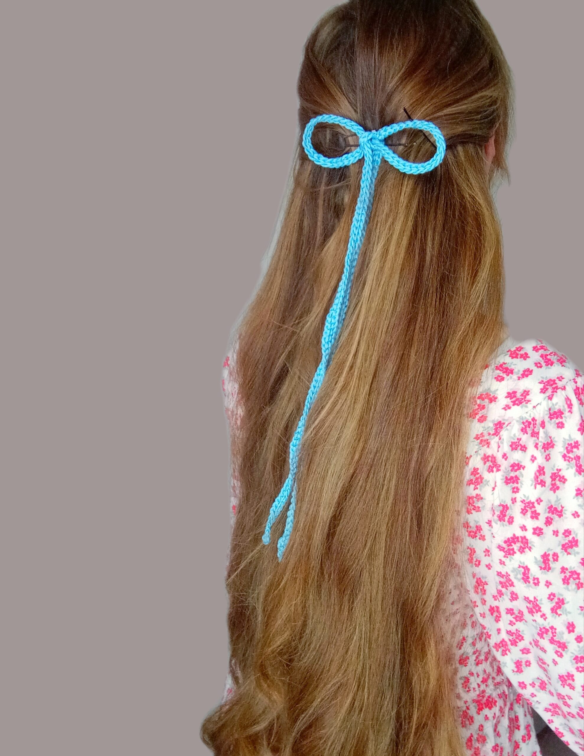 Crochet Delicate Hair Ribbon Free Pattern