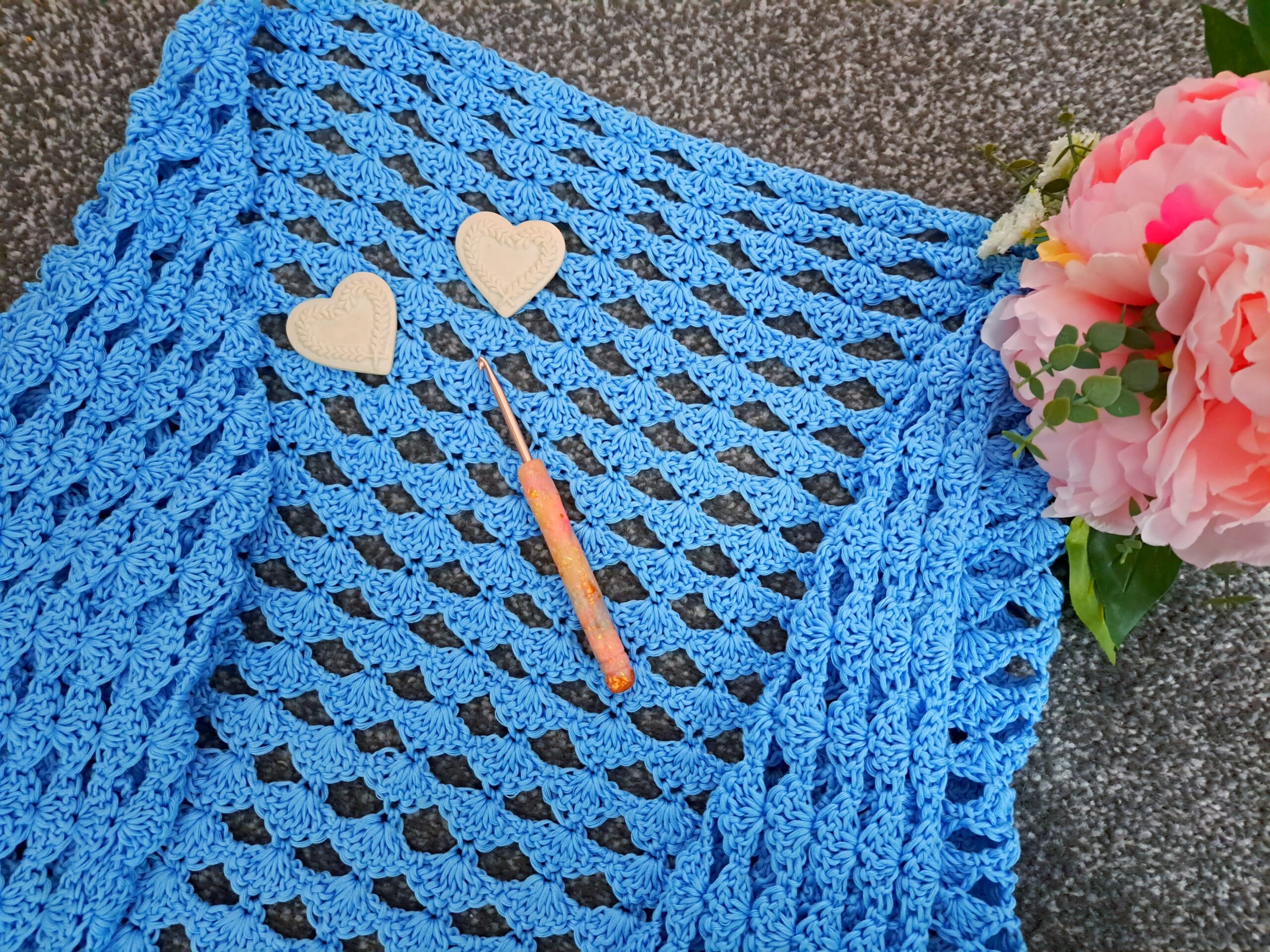 Crochet The Therese Shawl Free Pattern