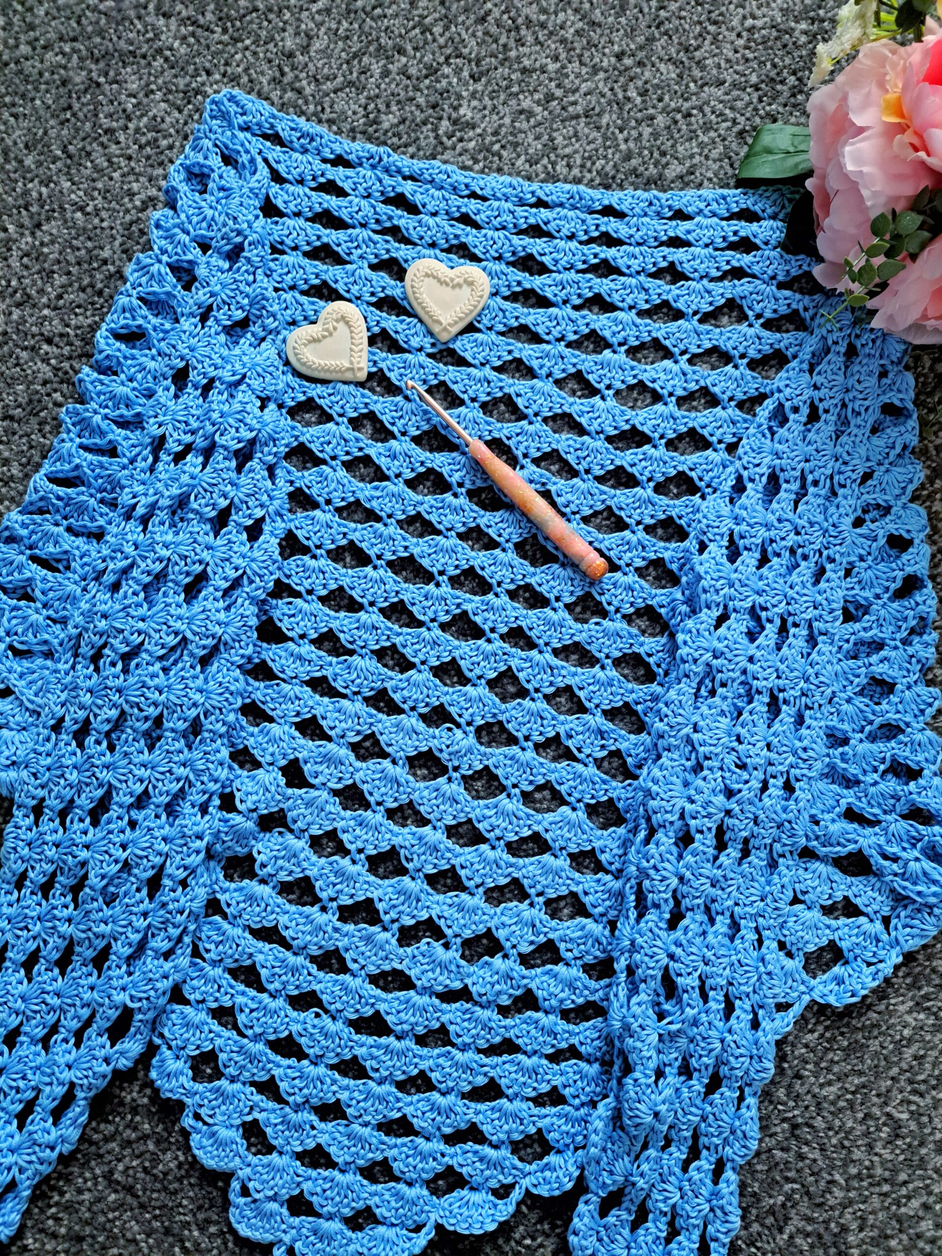 Crochet The Therese Shawl Free Pattern
