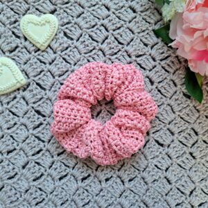 Crochet Easy Silky Scrunchie Free Pattern