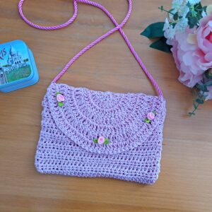 Crochet Dainty Envelope Bag Free Pattern