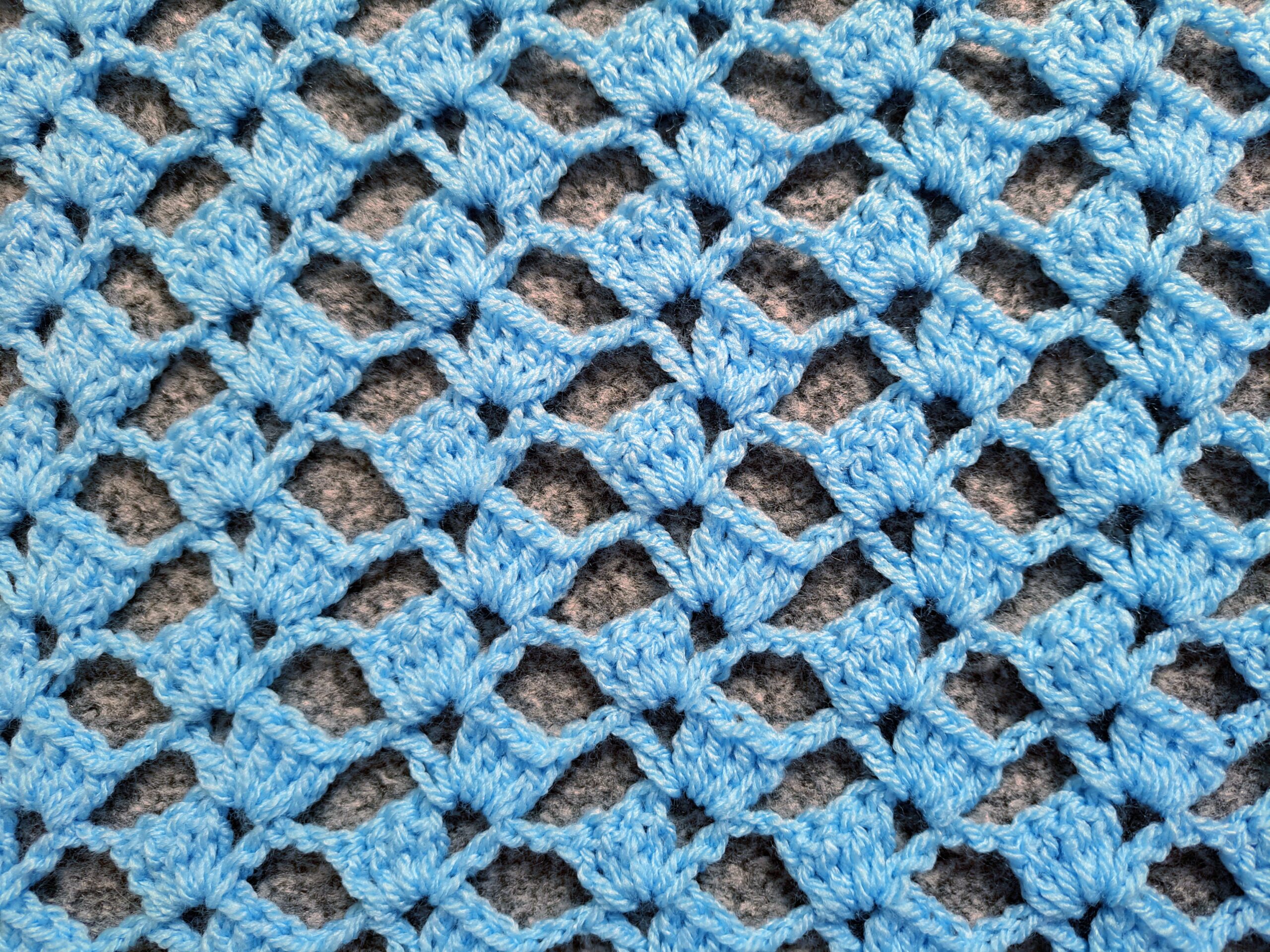 Crochet Openwork Shell Stitch Free Pattern