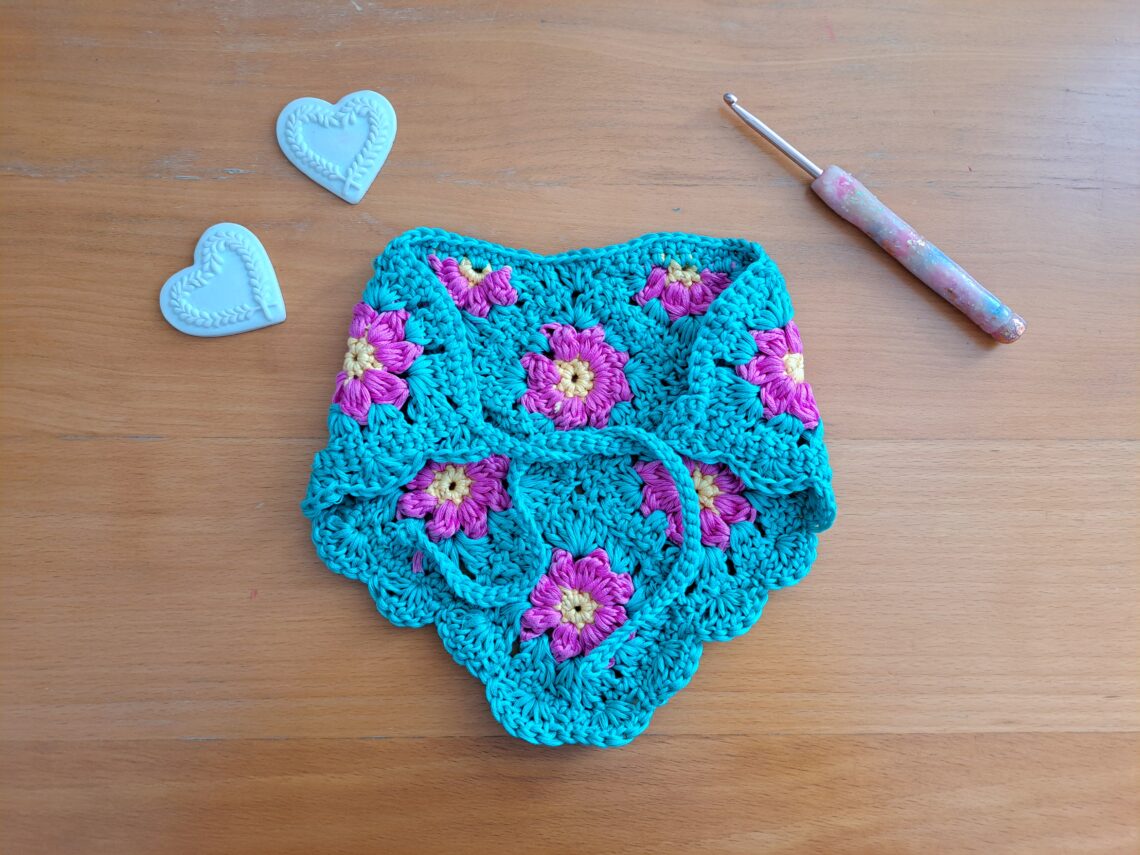 Crochet Lilly Cottagecore Bandana Free Pattern
