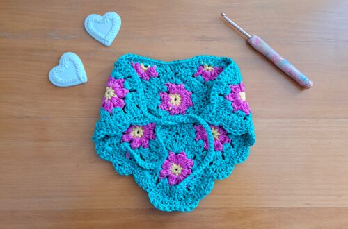 Crochet Lilly Cottagecore Bandana Free Pattern